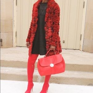 Ladies fun fur coat SOLD